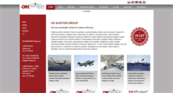 Desktop Screenshot of ok-aviation.cz